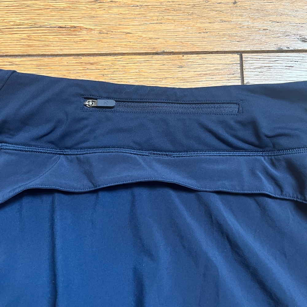 Lulu Lemon Navy Blue Athletic Skort - Picture 4 of 5